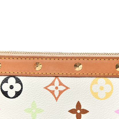 Louis Vuitton Monogram Multicolor Pochette Accessories White 11 of 12