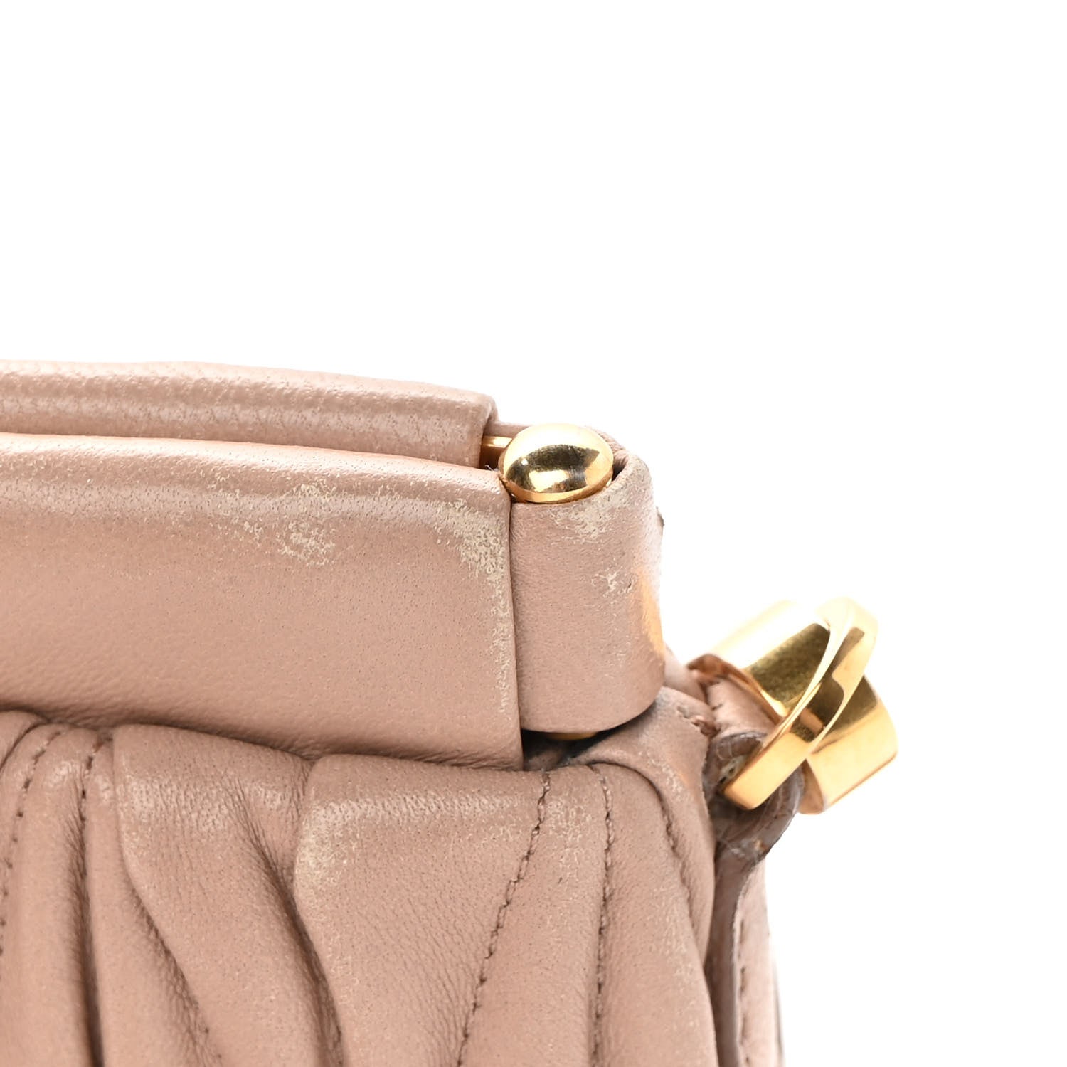 Miu Miu Nappa Matelasse Crossbody Cammeo 11 of 17