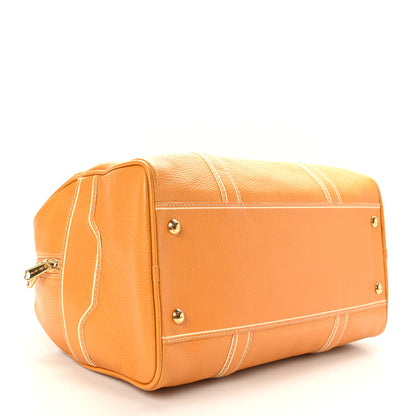Louis Vuitton Tobago Calfskin Carryall Yellow 3 of 9