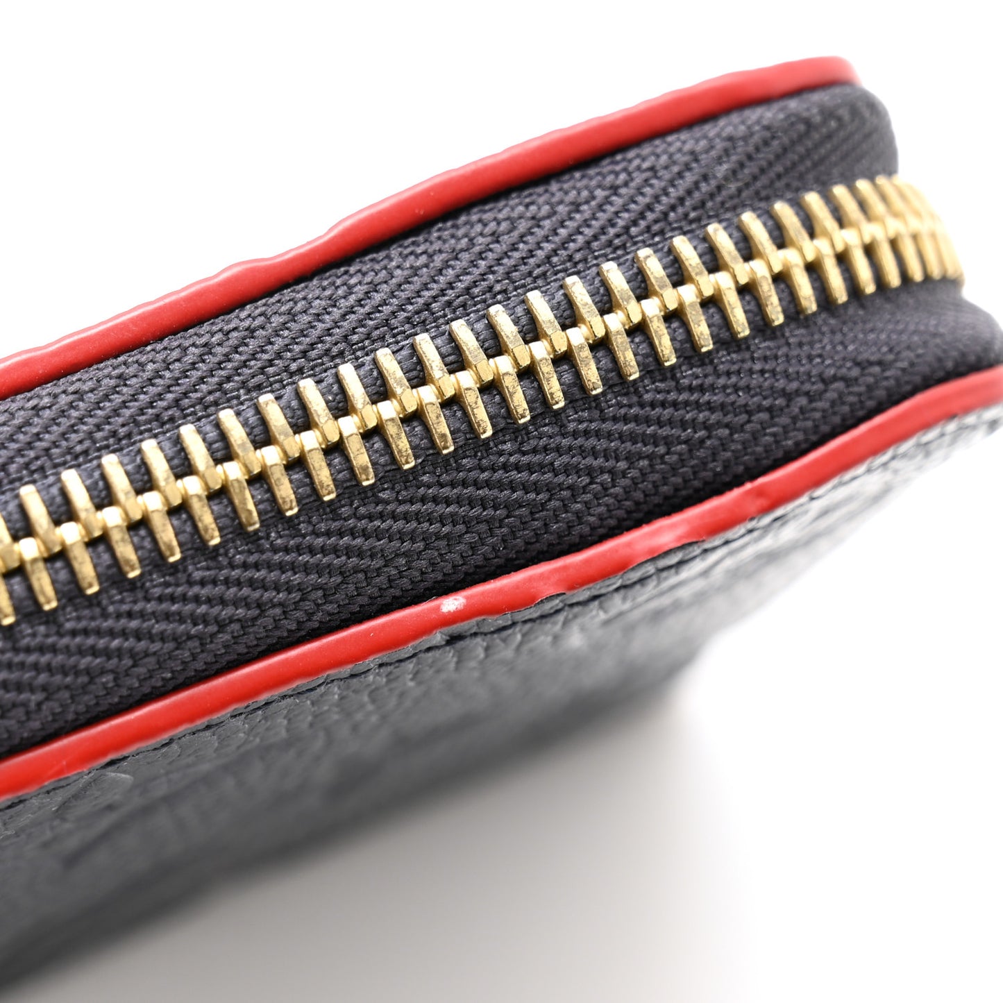 Empreinte Clemence Wallet Marine Rouge