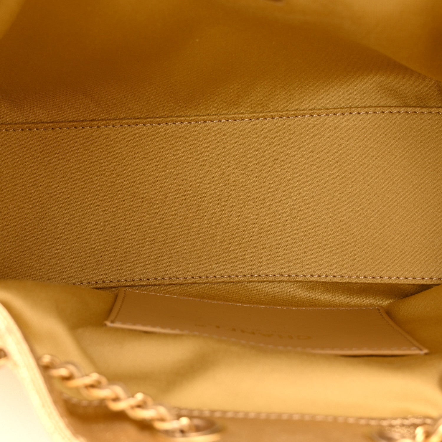 Chanel Metallic Caviar Quilted Mini Chanel 25 Handbag Gold 5 of 12