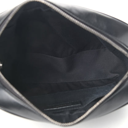 Saint Laurent Calfskin Matelasse Monogram Lou Camera Bag Black 5 of 9