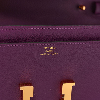 Hermes Evercolor Constance Wallet To Go Anemone 6 of 7