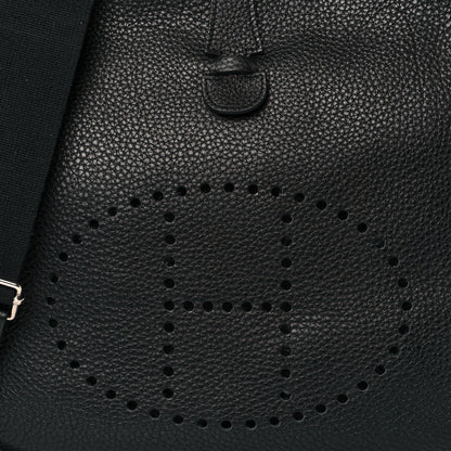 Hermes Taurillon Clemence Evelyne III GM Black 6 of 9