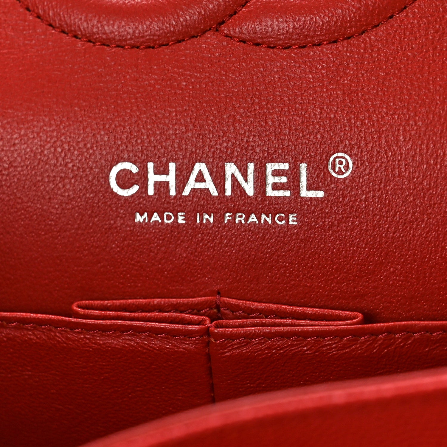 Chanel Caviar Quilted Medium Double Flap Red 6 of 10