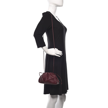 Bottega Veneta Butter Calfskin The Mini Pouch Bordeaux 2 of 11