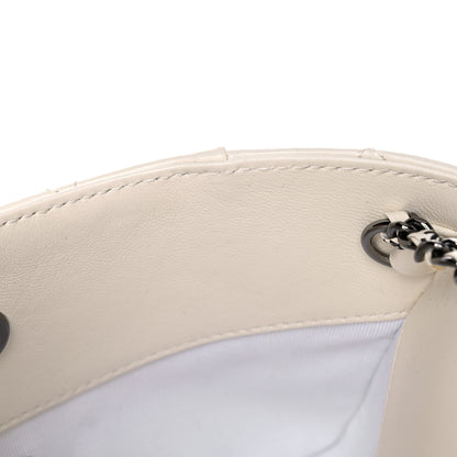 Chanel Printed Lambskin Logo CC Envelope Clutch With Chain White 11 of 13