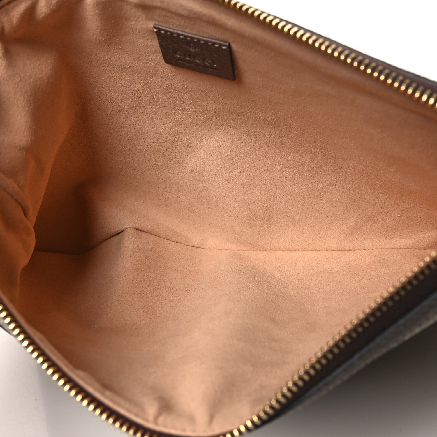 Gucci GG Supreme Monogram Large Ophidia Pouch Clutch Brown 5 of 7