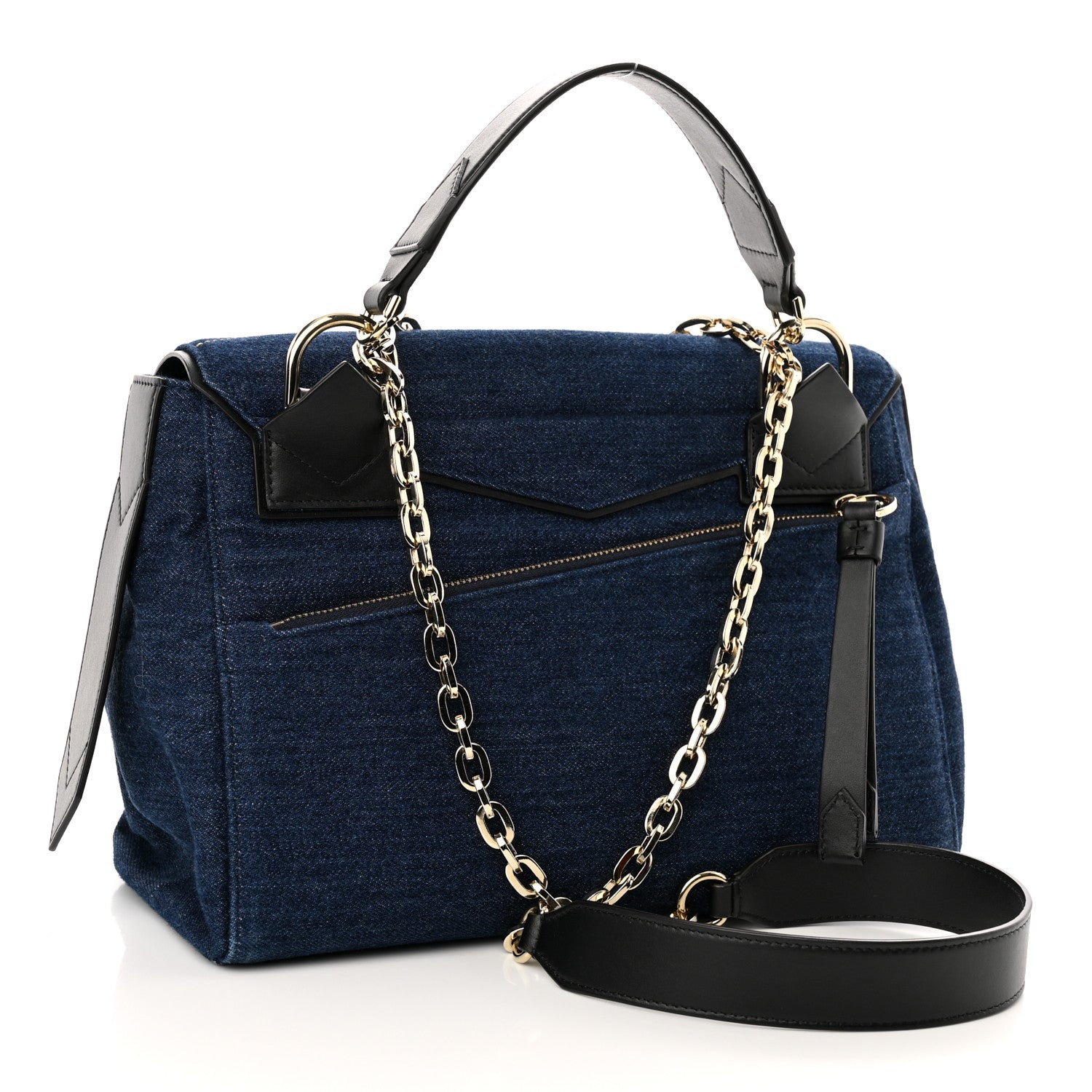 Givenchy Denim Medium ID Flap Blue 3 of 9