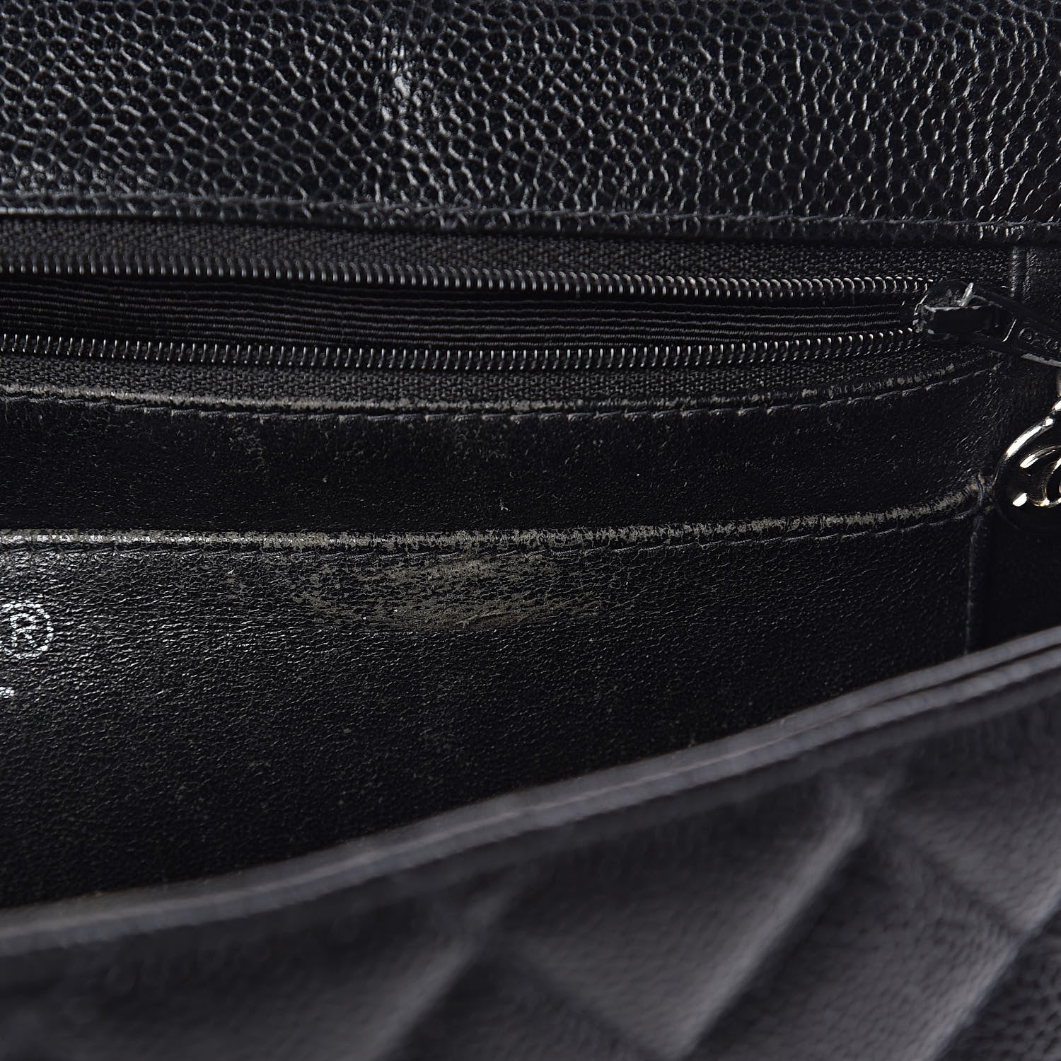 Chanel Caviar Jumbo Single Flap Black 7 of 15