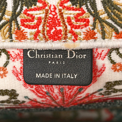 Christian Dior Canvas Embroidered Heart Lights Medium Book Tote Multicolor 6 of 8