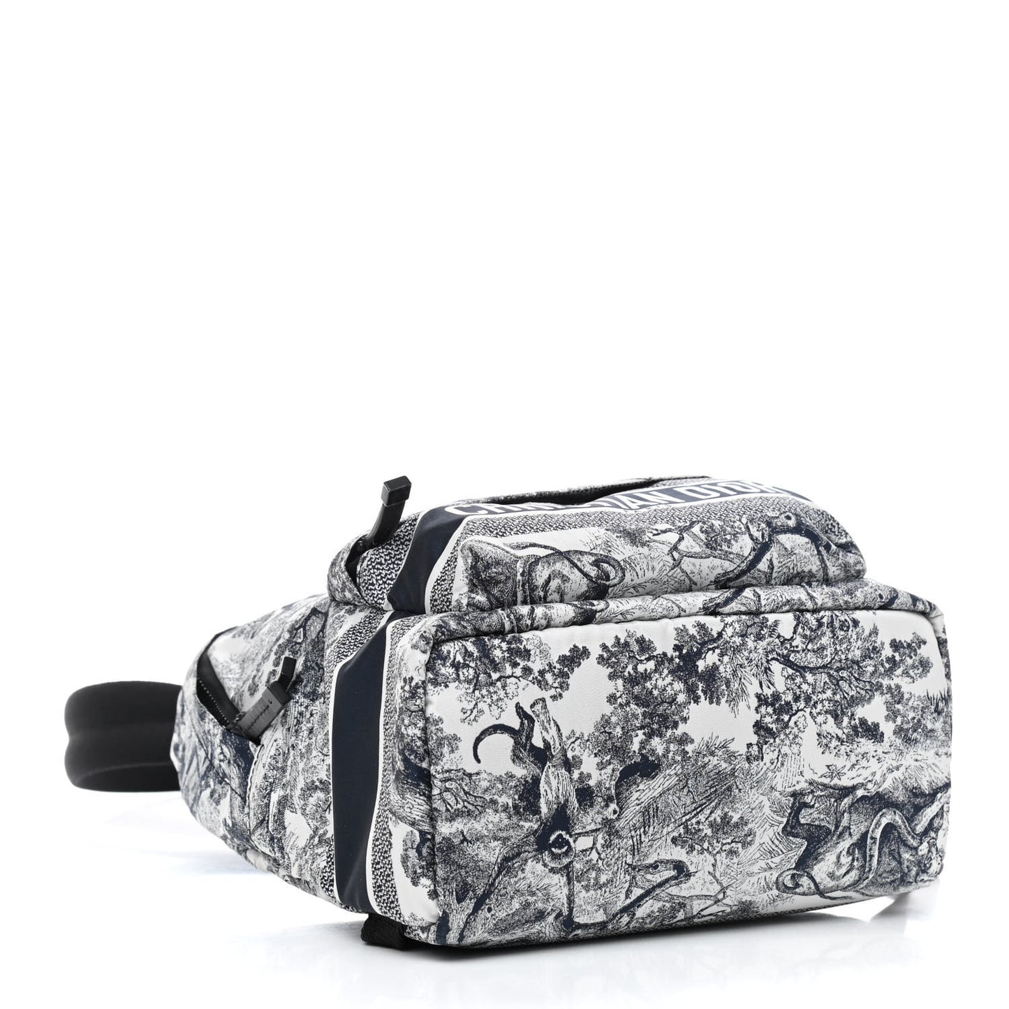 Nylon Technical Fabric Toile De Jouy Small Diortravel Backpack Blue