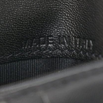 Christian Dior Calfskin Perforated Oblique Bi-Fold Do Galaxy Wallet Black 8 of 10