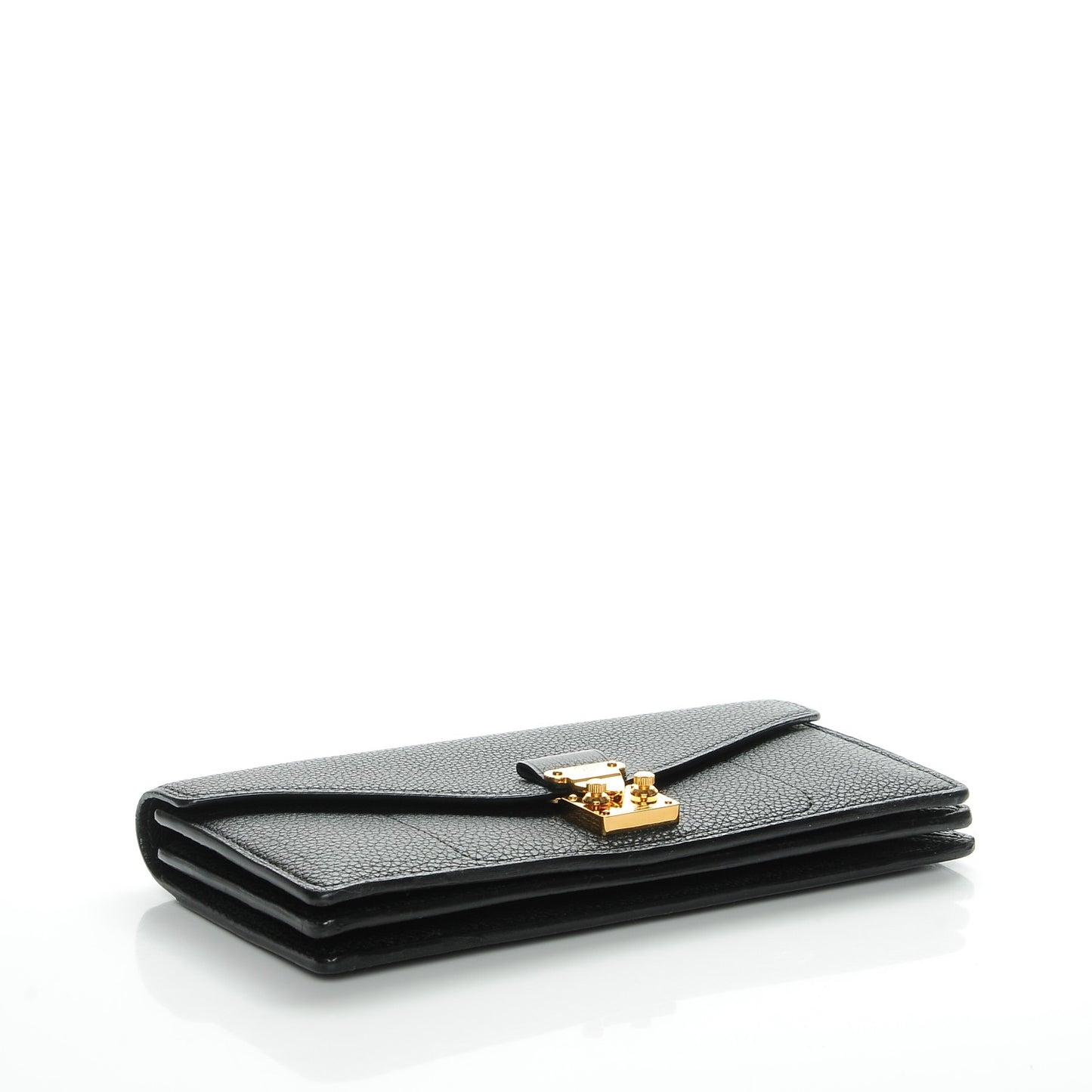 Veau Cachemire Dauphine Wallet Black