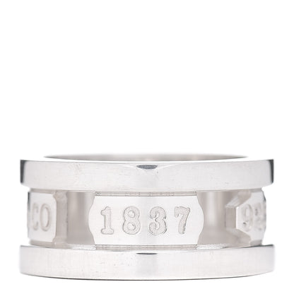 Tiffany Sterling Silver 1837 Elements Ring 53 6.5 3 of 4