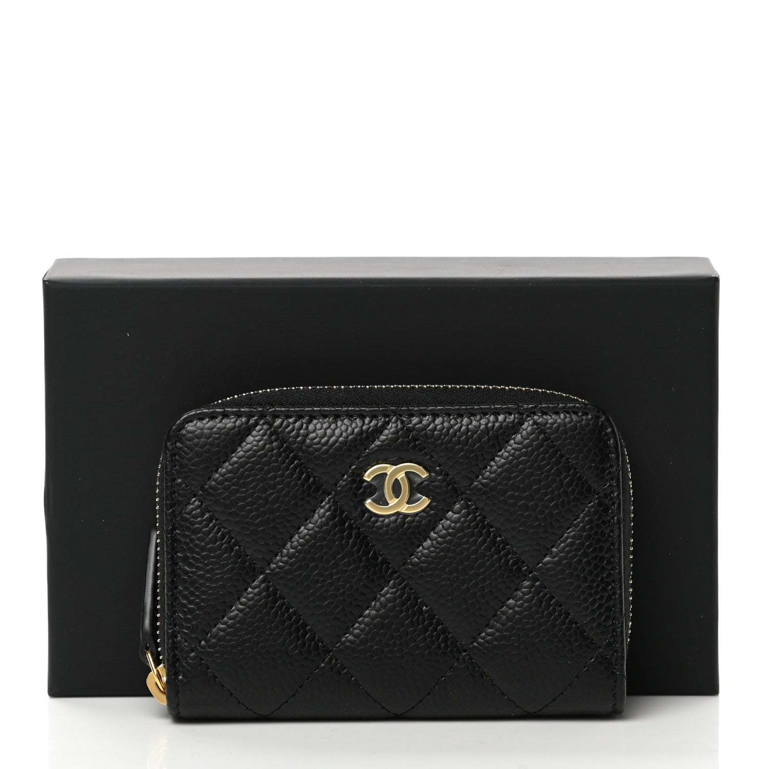 Chanel Caviar Quilted Classic Zipped Coin Purse Black 8 of 8