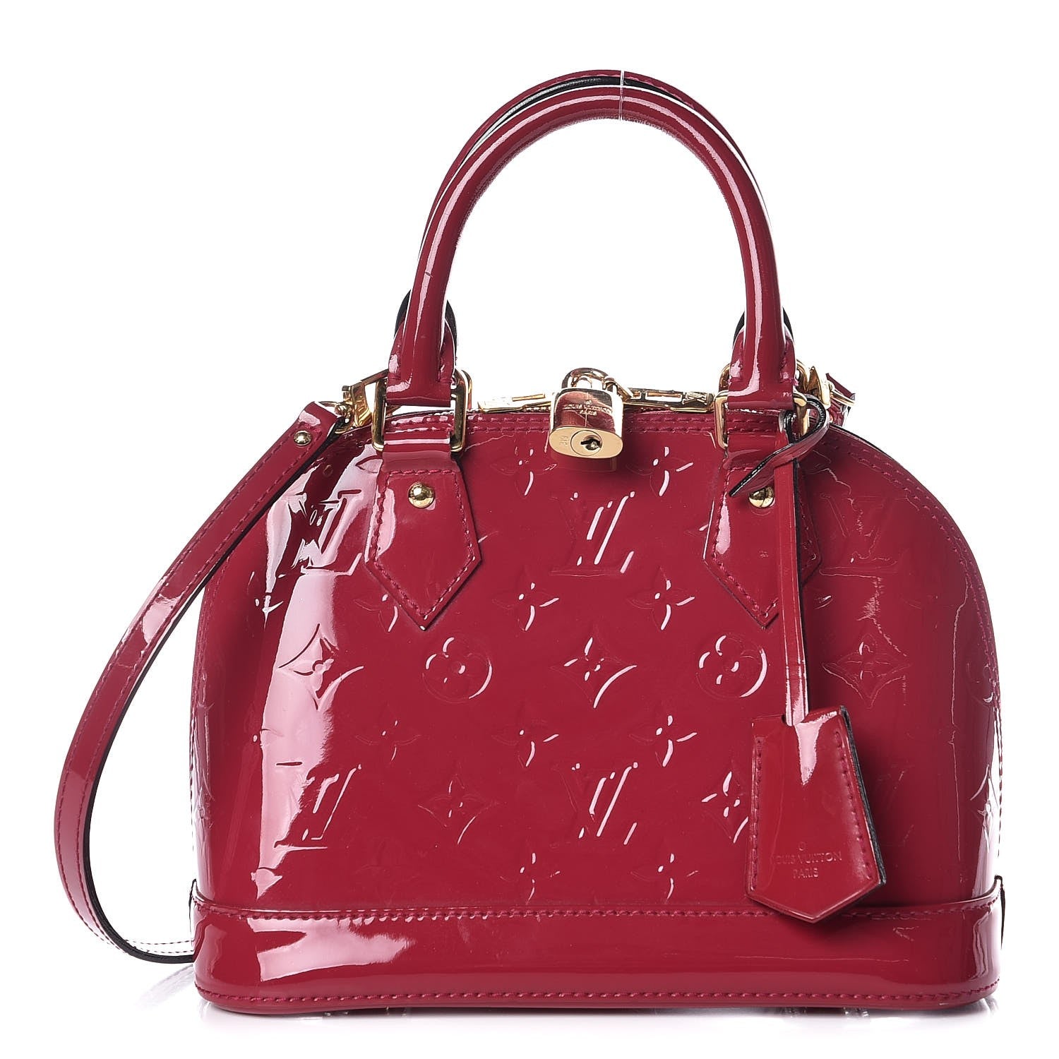 Louis Vuitton Vernis Alma BB Rose Indien 1 of 7