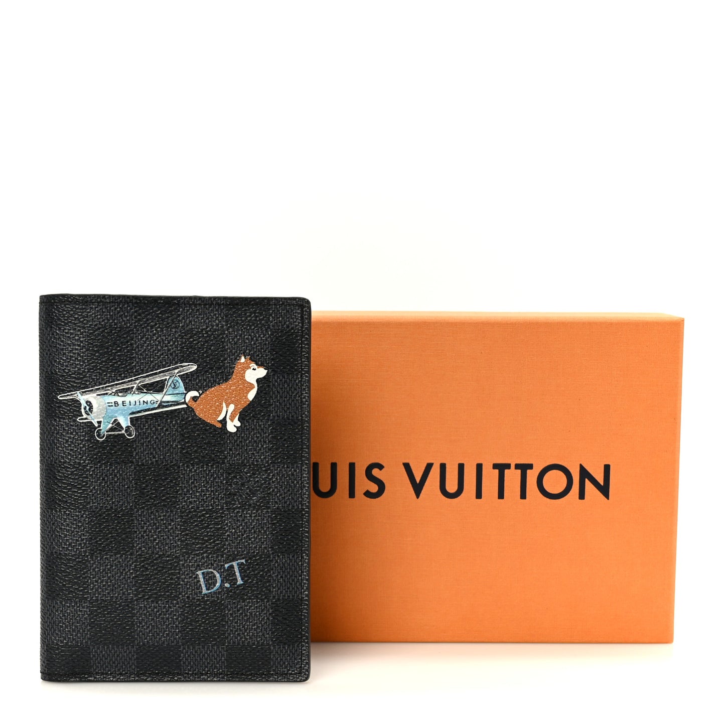 Damier Graphite My LV World Tour Passport Cover