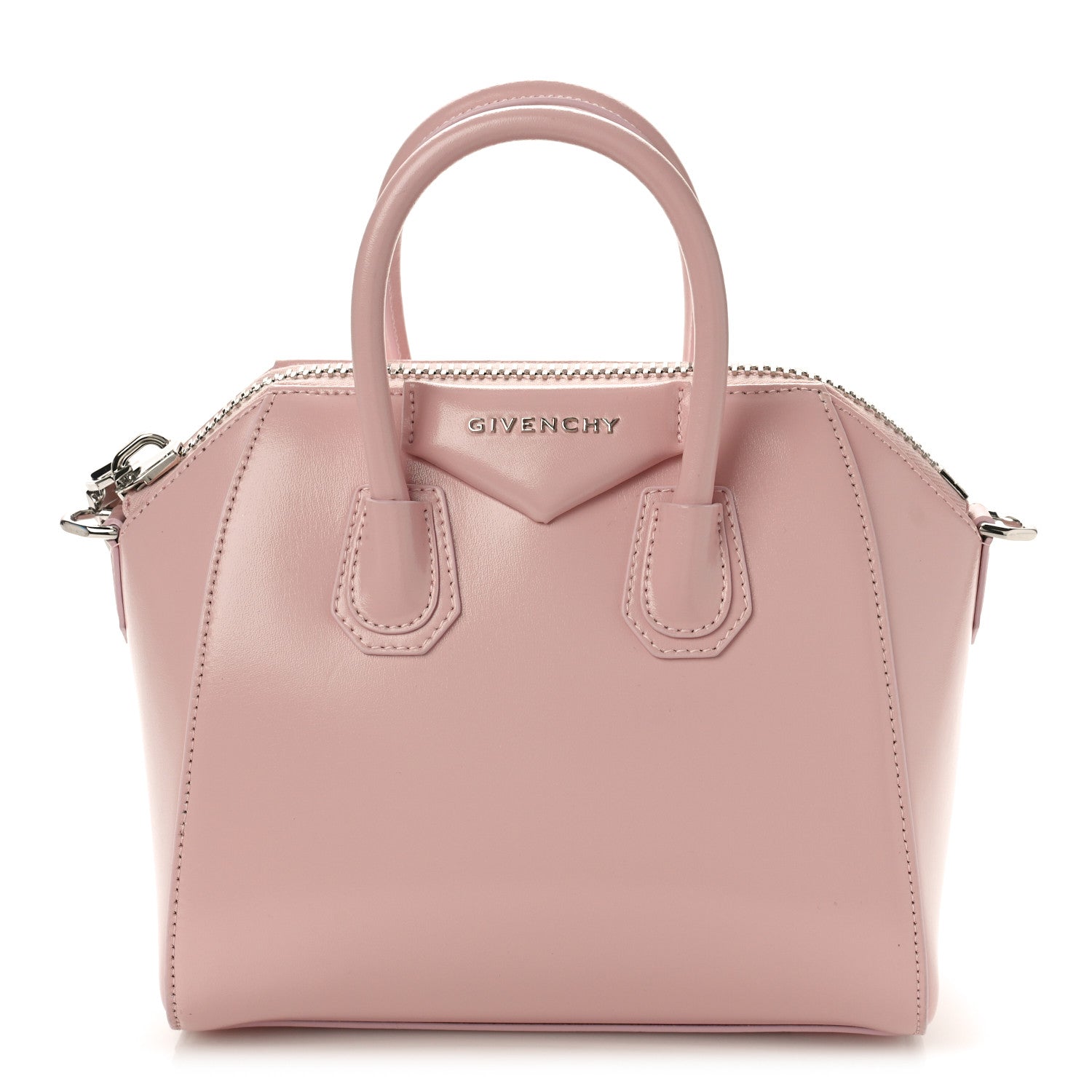 Givenchy Shiny Lord Calfskin Mini Antigona Blush Pink 1 of 8