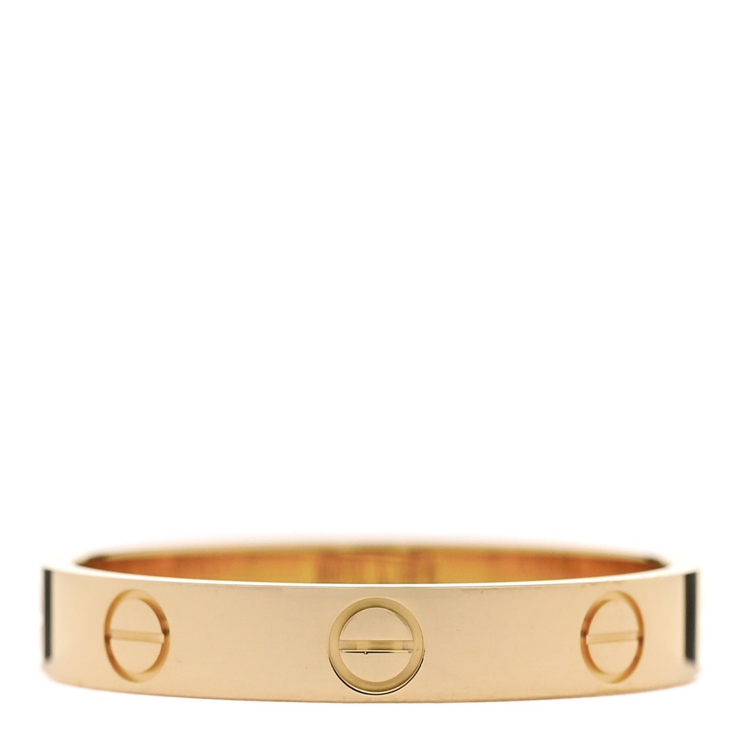 18K Yellow Gold 3.5mm LOVE Wedding Band Ring 59 8.75