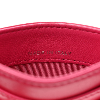 Chanel Lambskin Quilted Card Holder Fuchsia 7 of 9