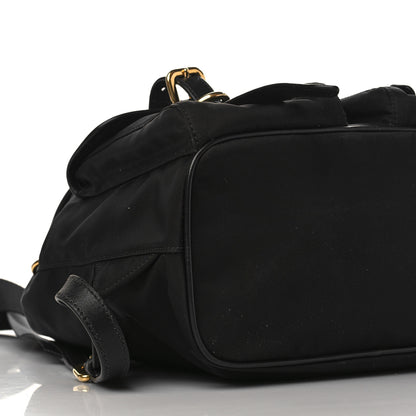 Prada Tessuto Nylon Vitello Backpack Black 8 of 9