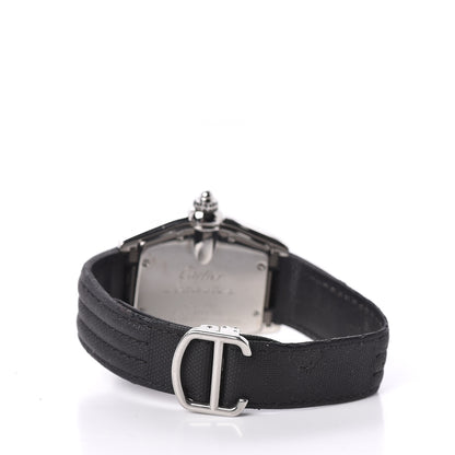 Cartier Stainless Steel Nylon 37mm Roadster Automatic Watch Black 4 of 7