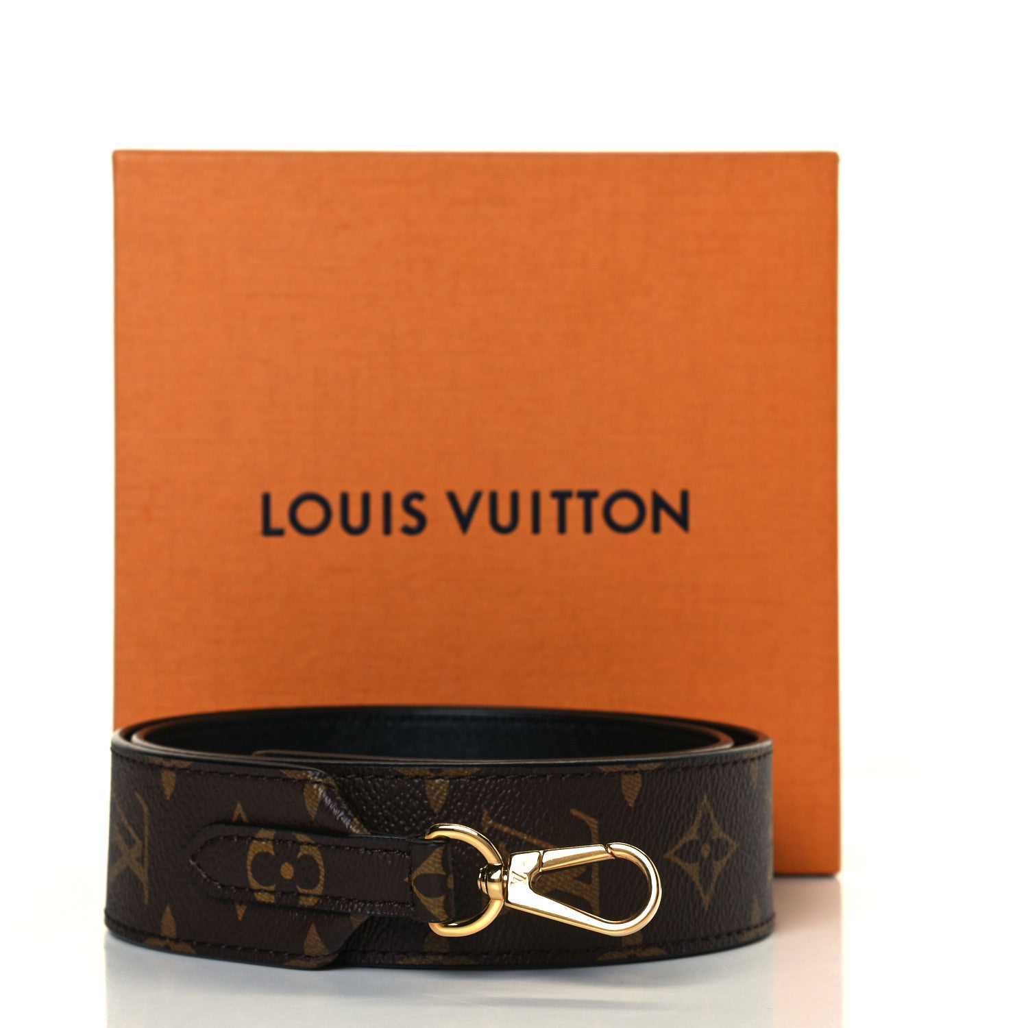 Louis Vuitton Monogram Bandouliere Shoulder Strap Black 5 of 5