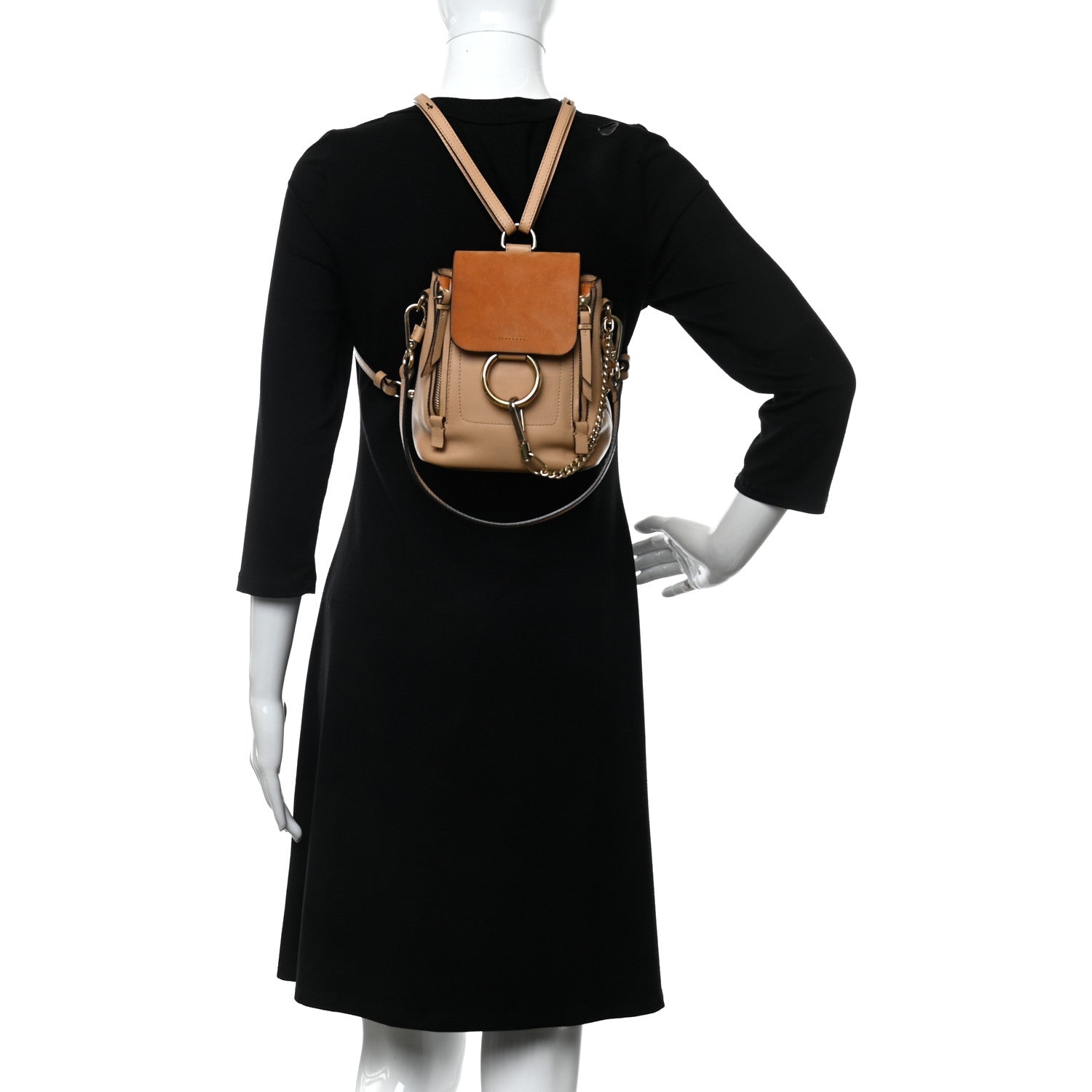 Chloe Suede Calfskin Mini Faye Backpack 2 of 10
