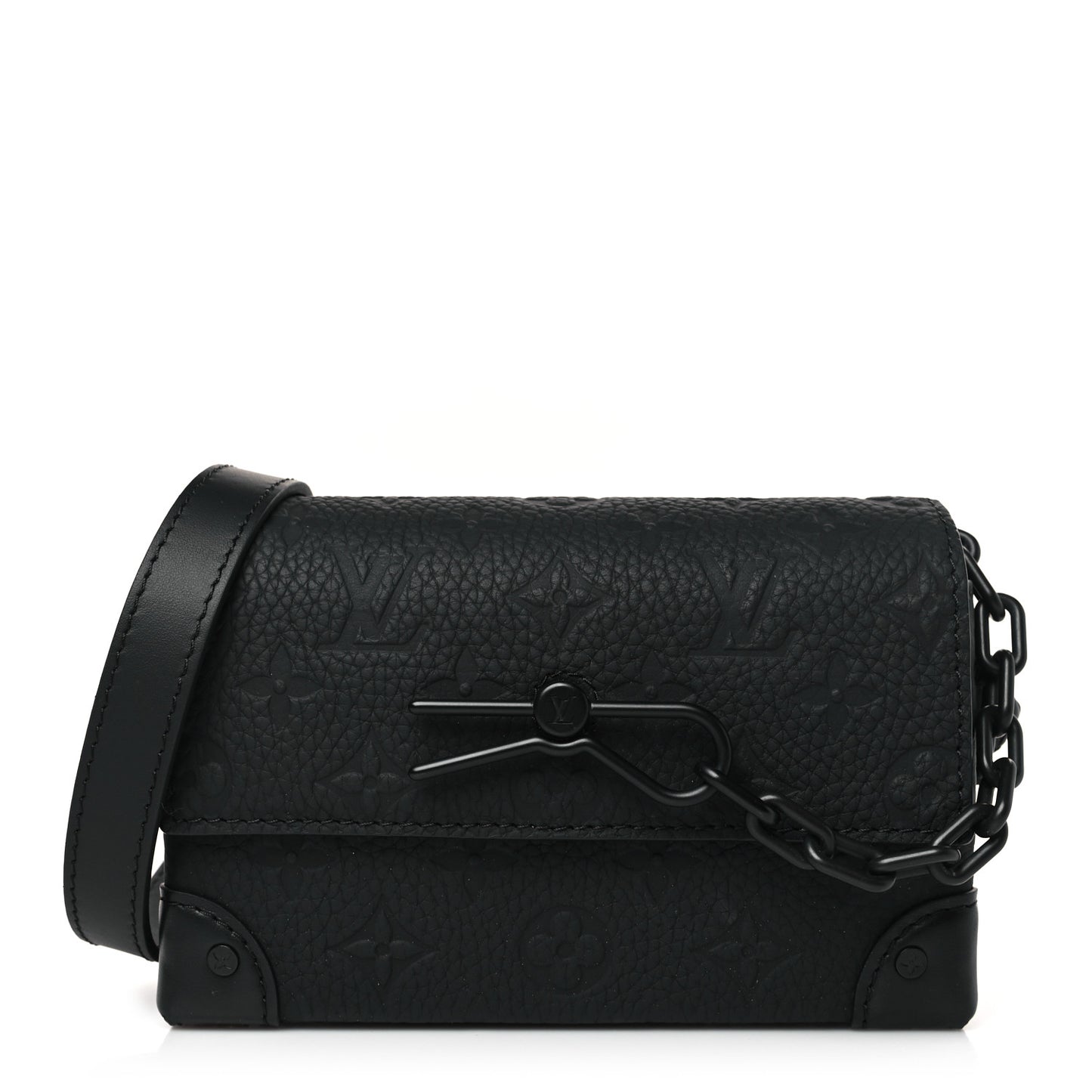 Taurillon Monogram Steamer Wearable Wallet Black