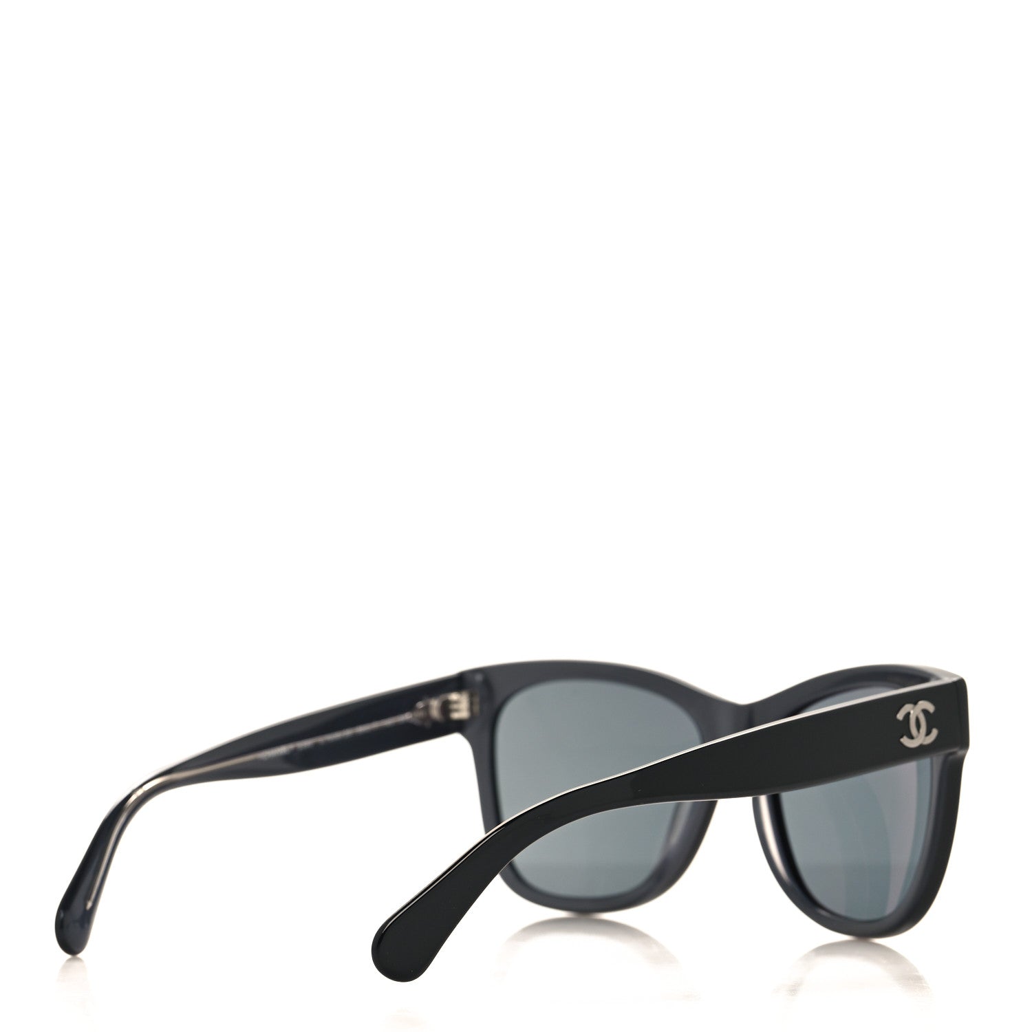Chanel Acetate Square CC Sunglasses 5380 Black 4 of 7