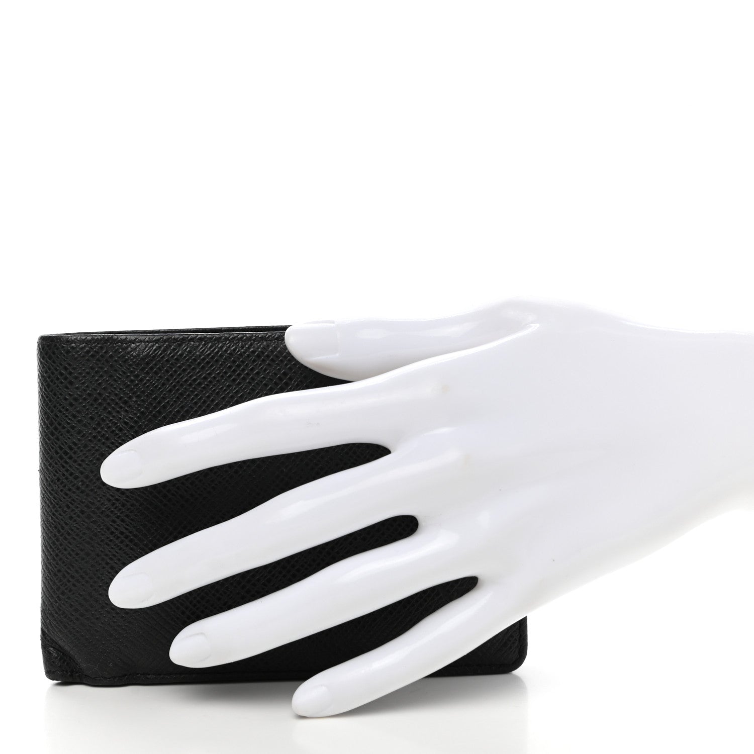 Louis Vuitton Taiga Slender Wallet Black 2 of 7