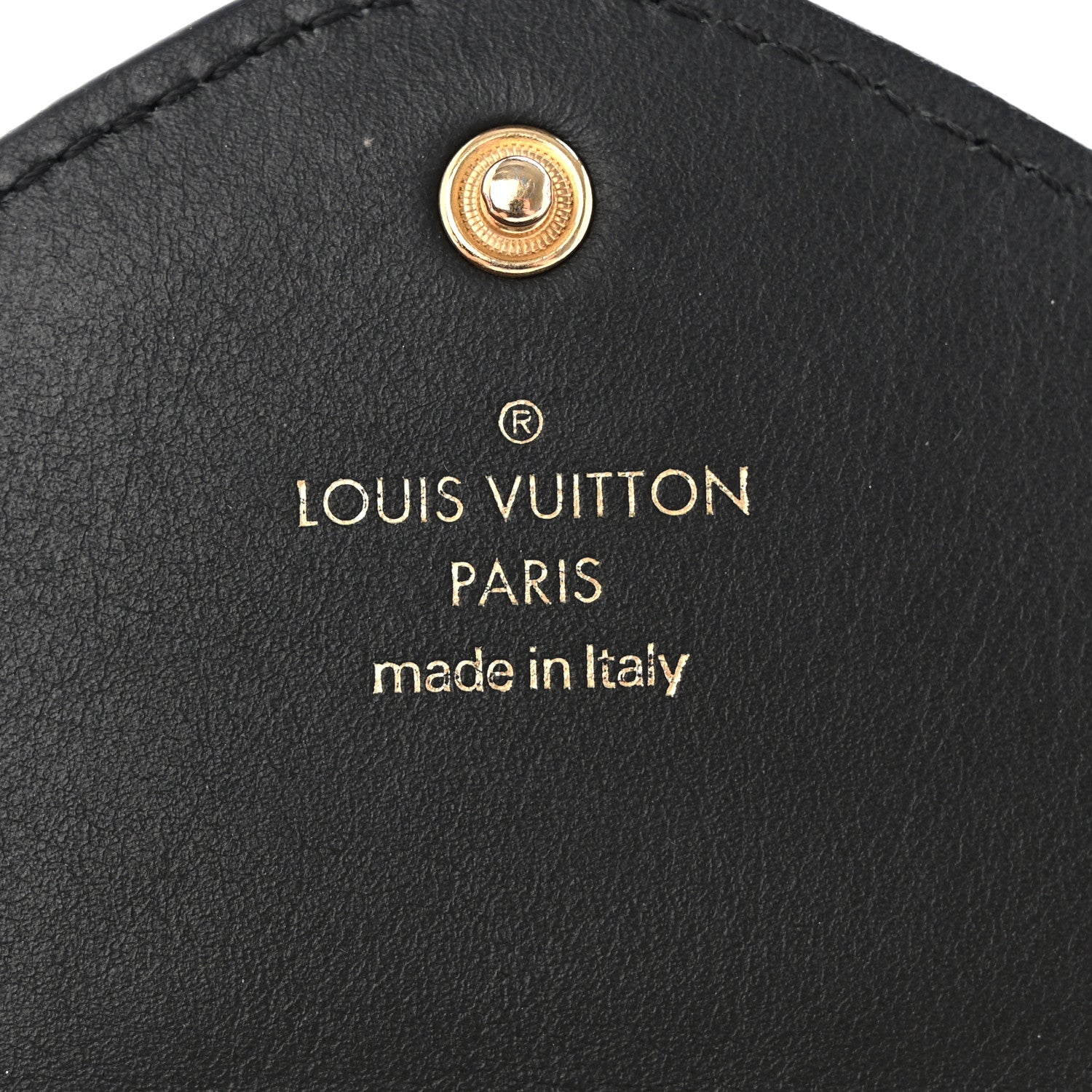 Louis Vuitton Calfskin Love Lock New Wave Long Wallet Black 6 of 10