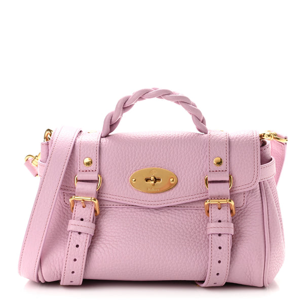 Mulberry Heavy Grain Mini Alexa Lilac Blossom 1051864 – FASHIONPHILE