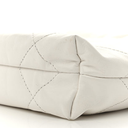 Chanel Shiny Calfskin Quilted Mini Chanel 22 White 10 of 11