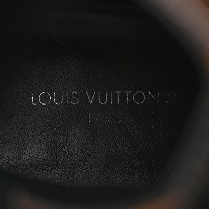 Louis Vuitton Patent Calfskin Monogram Star Trail Ankle Boots 37.5 Black 6 of 8