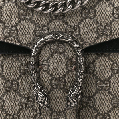 Gucci GG Supreme Monogram Mini Dionysus Shoulder Bag Black 8 of 12