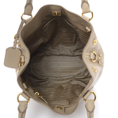 Prada Vitello Daino Shoulder Bag Sabbia 5 of 14