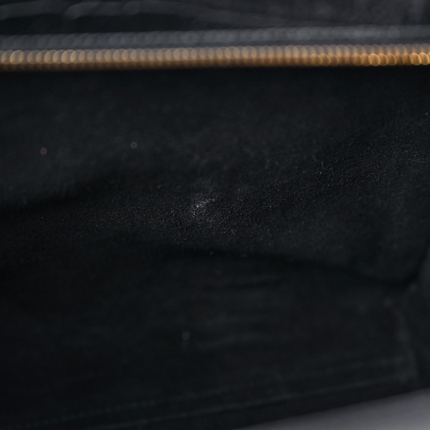 Crocodile Embossed Calfskin Small Zipped Bayswater Black