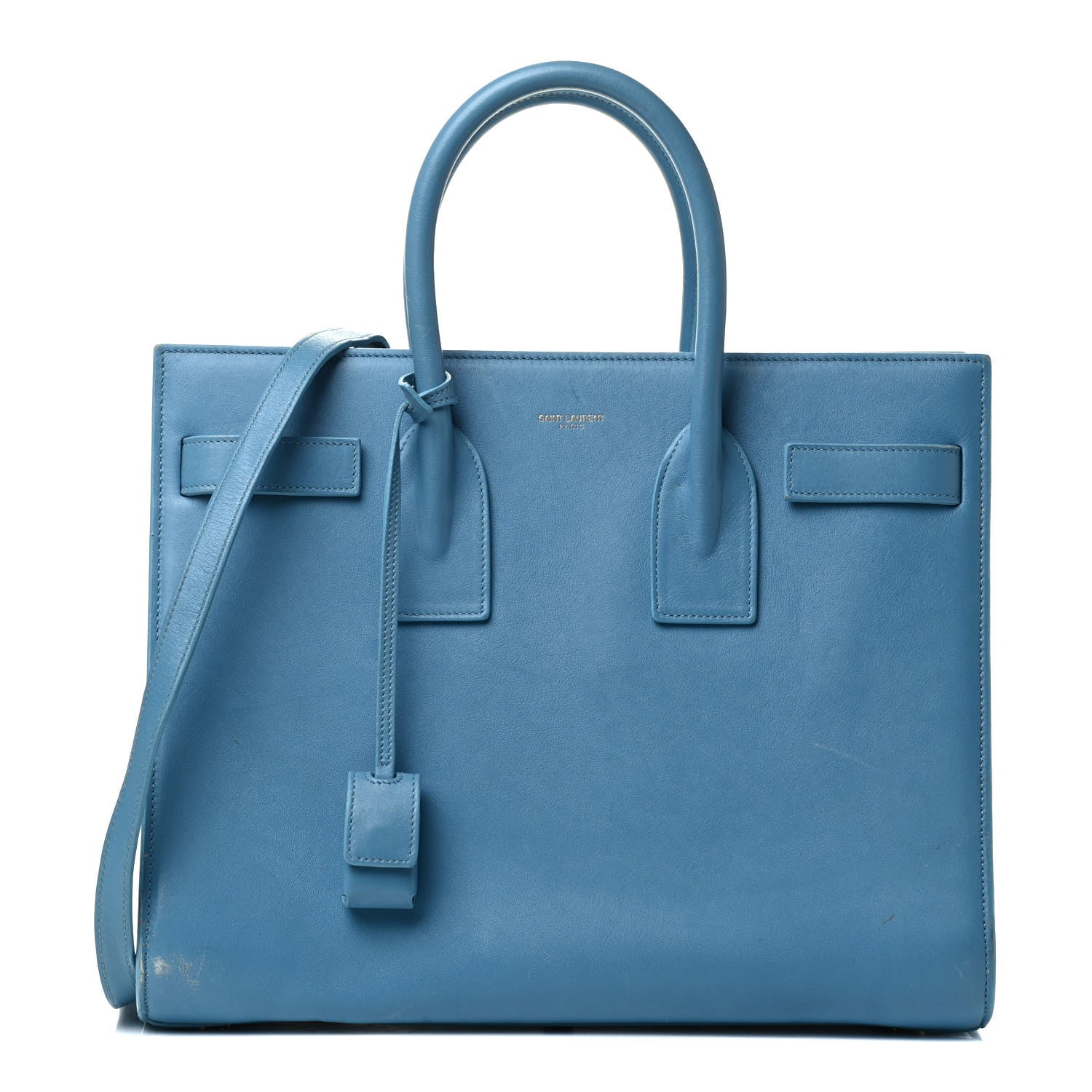 Saint Laurent Calfskin Small Sac De Jour Light Blue 1 of 22
