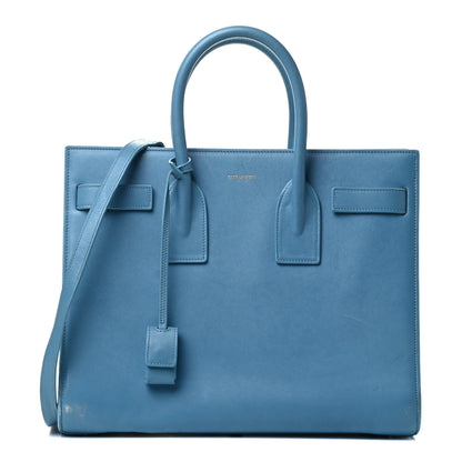 Saint Laurent Calfskin Small Sac De Jour Light Blue 1 of 22