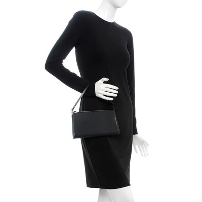 Louis Vuitton Epi Pochette Accessories 24 Black 2 of 9