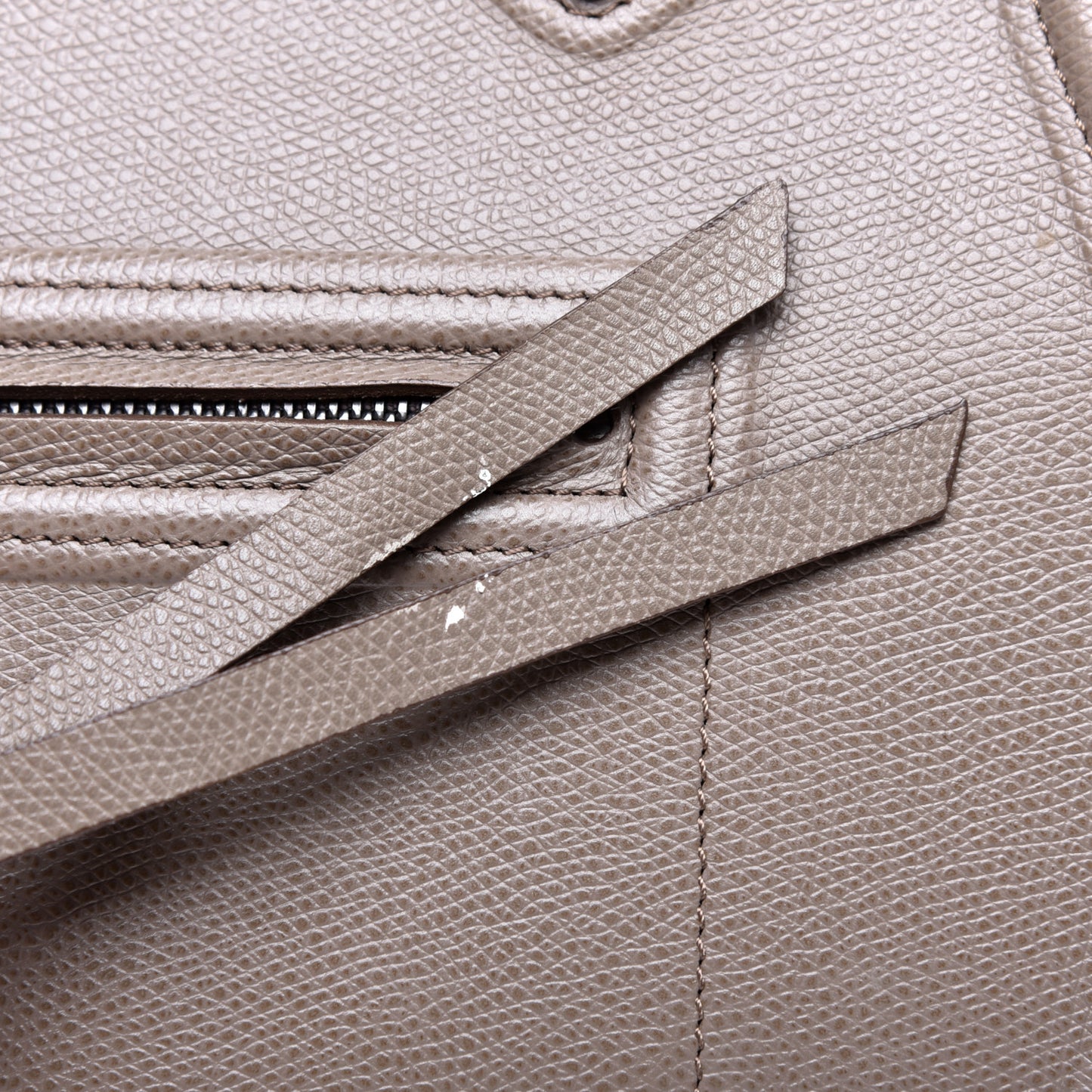 Baby Grained Calfskin Medium Phantom Luggage Taupe