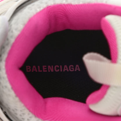 Balenciaga Mesh Rubber Bi-Color Womens Track Sneakers 39 White Fluo Pink 6 of 7