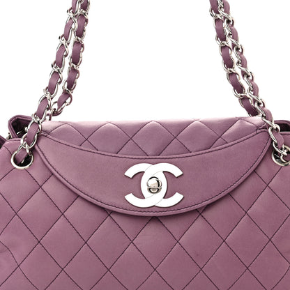 Chanel Lambskin Quilted CC Flap Light Purple 8 of 14