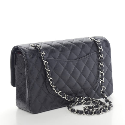 Chanel Caviar Quilted Medium Double Flap Black 3 of 12