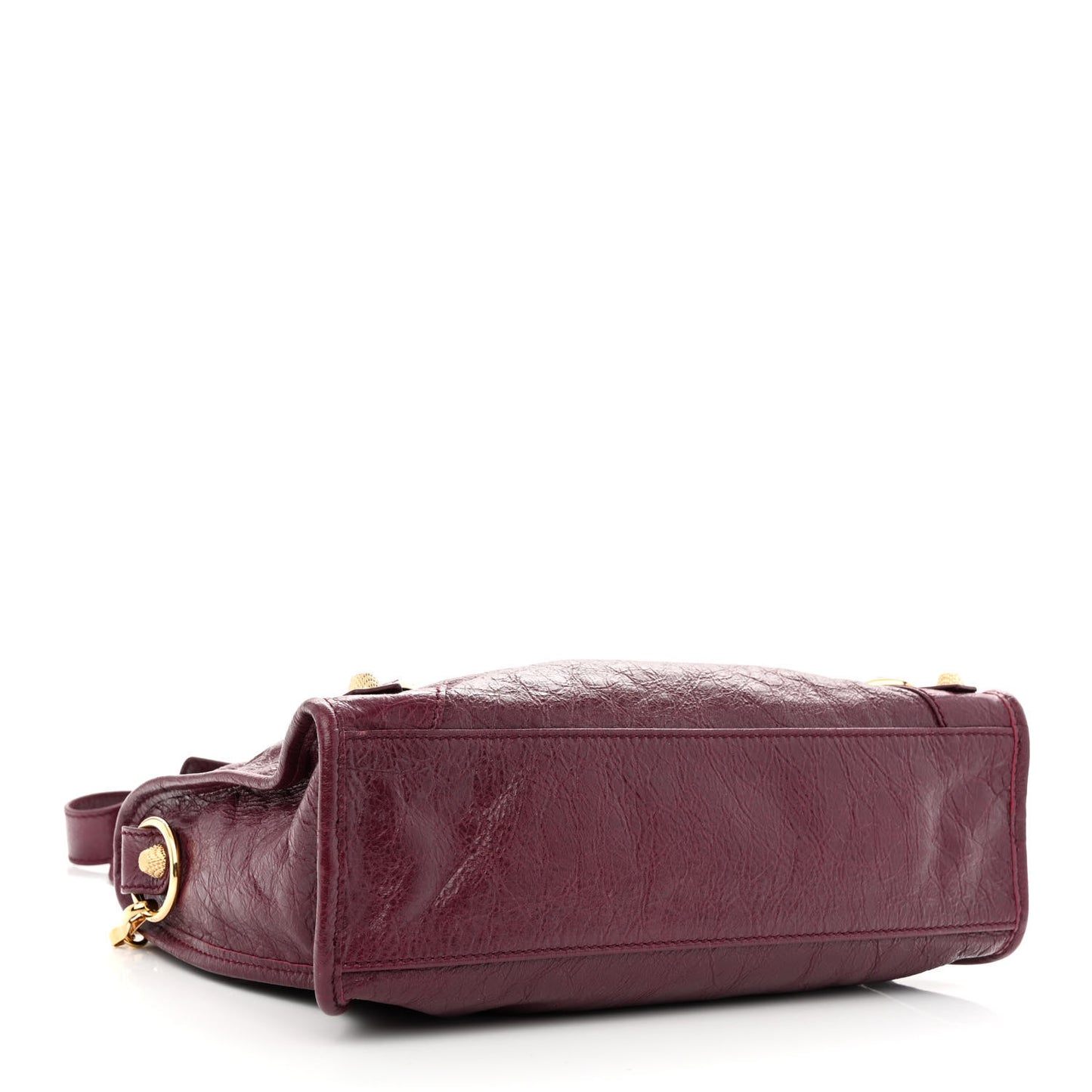 Agneau Giant 12 Gold Hardware S City Violet Prune