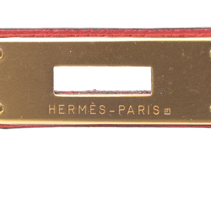 Hermes Epsom Birkin 35 Rouge Casaque 29 of 43