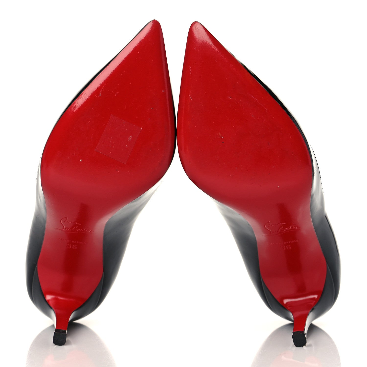Christian Louboutin Patent Pigalle 85 Pumps 36 Black 6 of 13