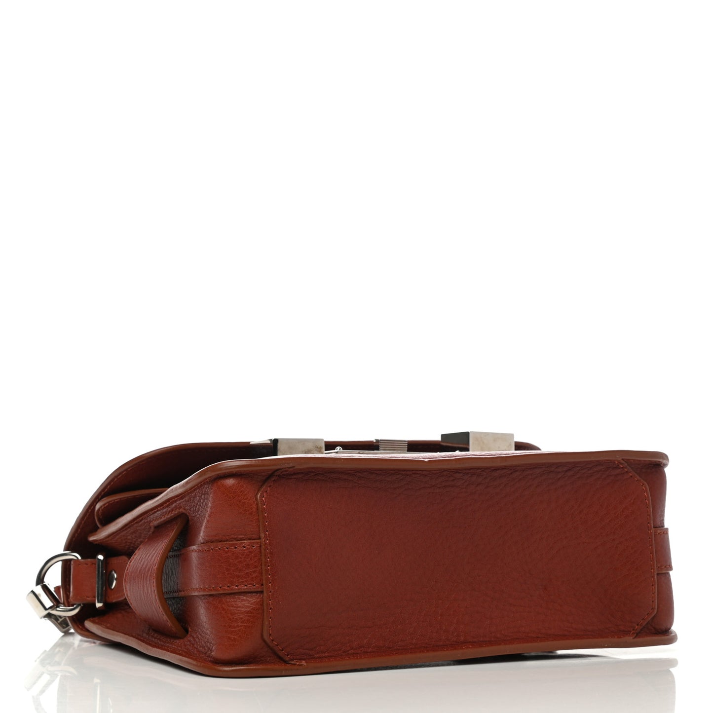 Calfskin Mini PS11 Classic Shoulder Bag Saddle